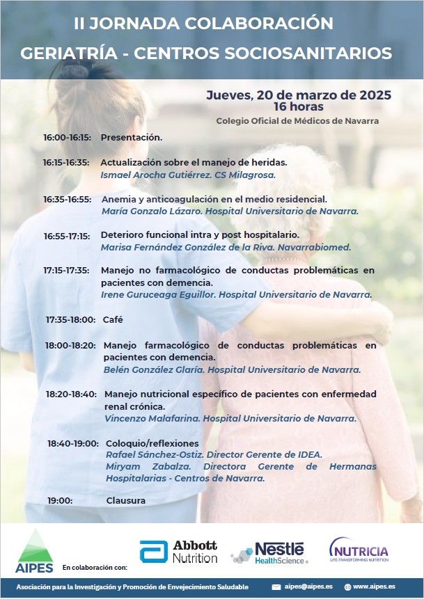 II JORNADA COLABORACION GERIATRIA – CENTROS SANITARIOS