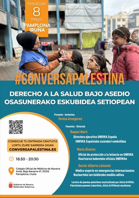 CONVERSA PALESTINA, DERECHO A LA SALUD BAJO ASEDIO